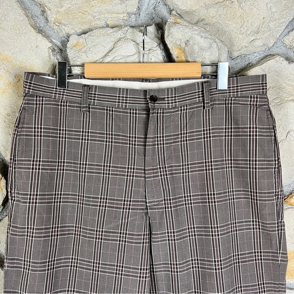Brooks Brothers HudsonFit Pants Walnut Plaid | 38 - Picture 2 of 5